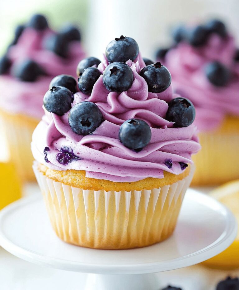 Best Lemon Blueberry Cupcakes Recipe