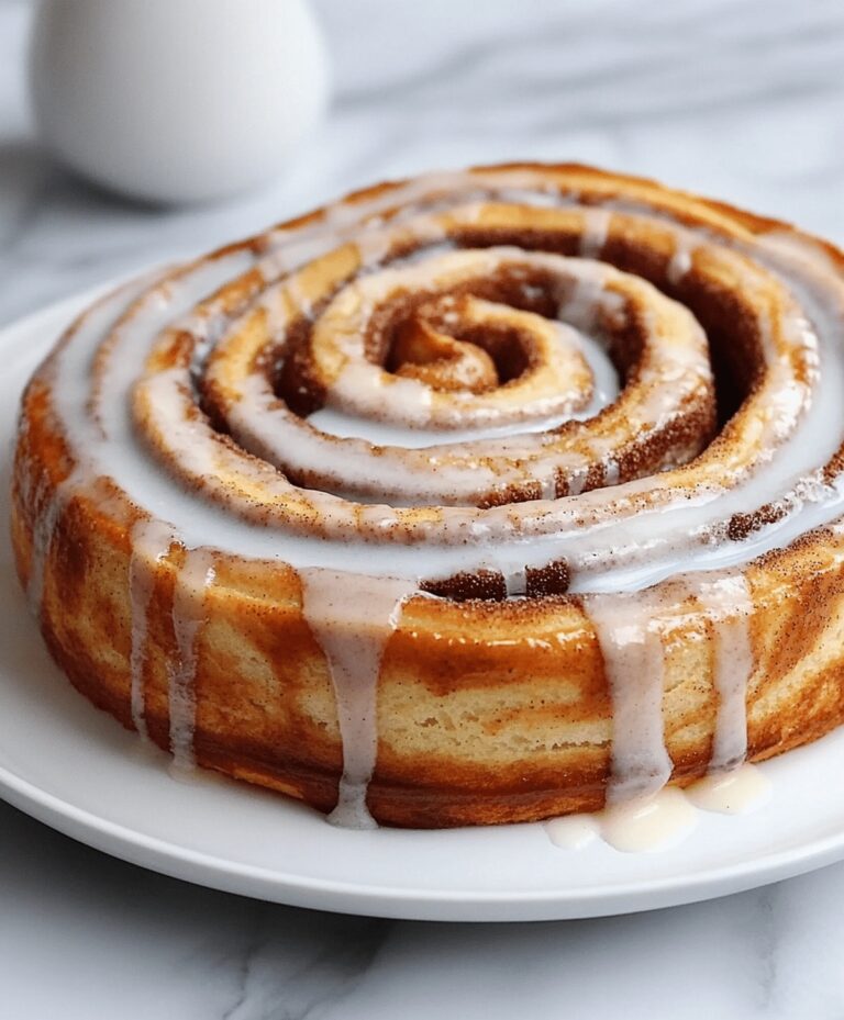 Irresistible Cinnamon Roll Cake Recipe