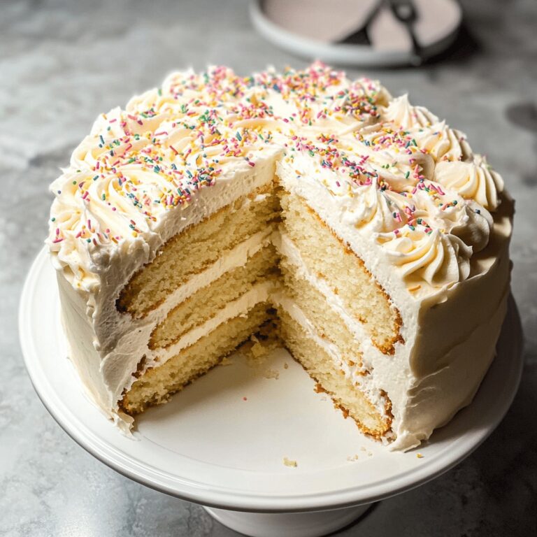 Perfect White Layer Cake Recipe