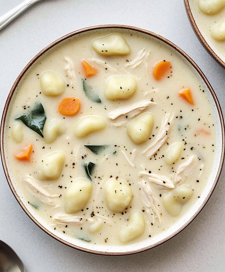Creamy Slow Cooker Chicken Gnocchi Soup Recipe