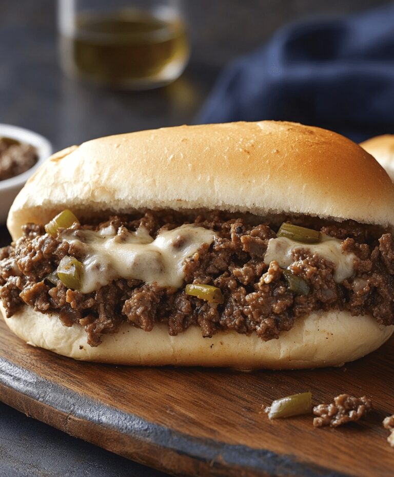 30-minute Philly Cheese Steak Sloppy Joes Recipe