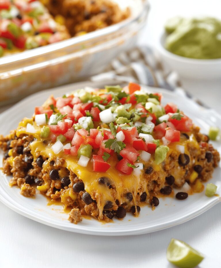 Taco Casserole With Tortillas Recipe