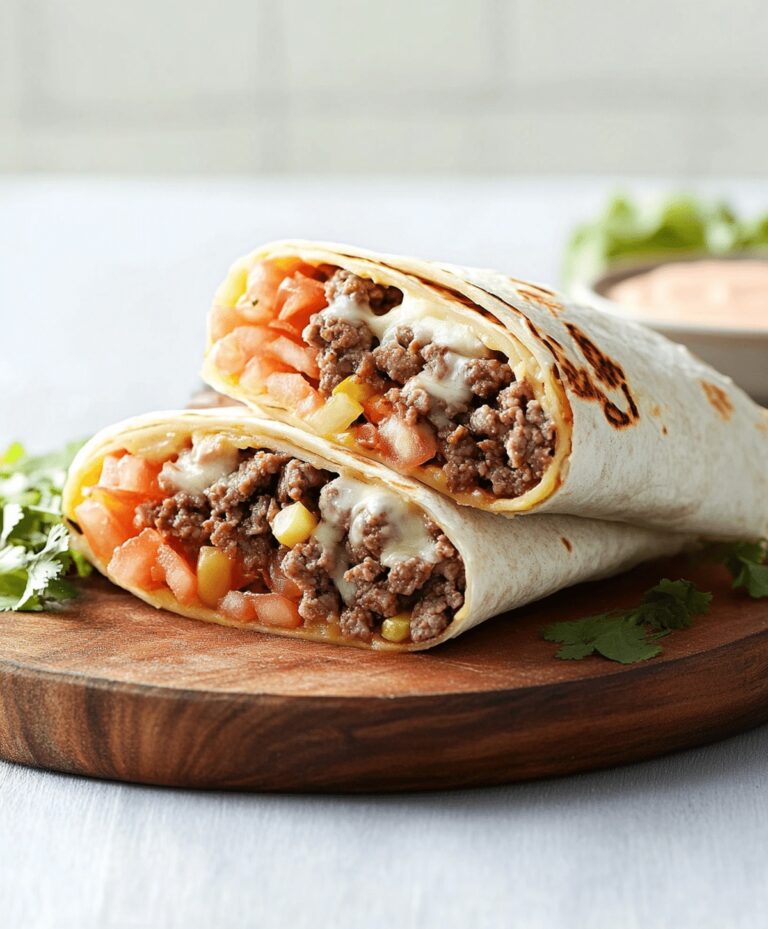 Zesty Beef Fiesta Wraps Recipe