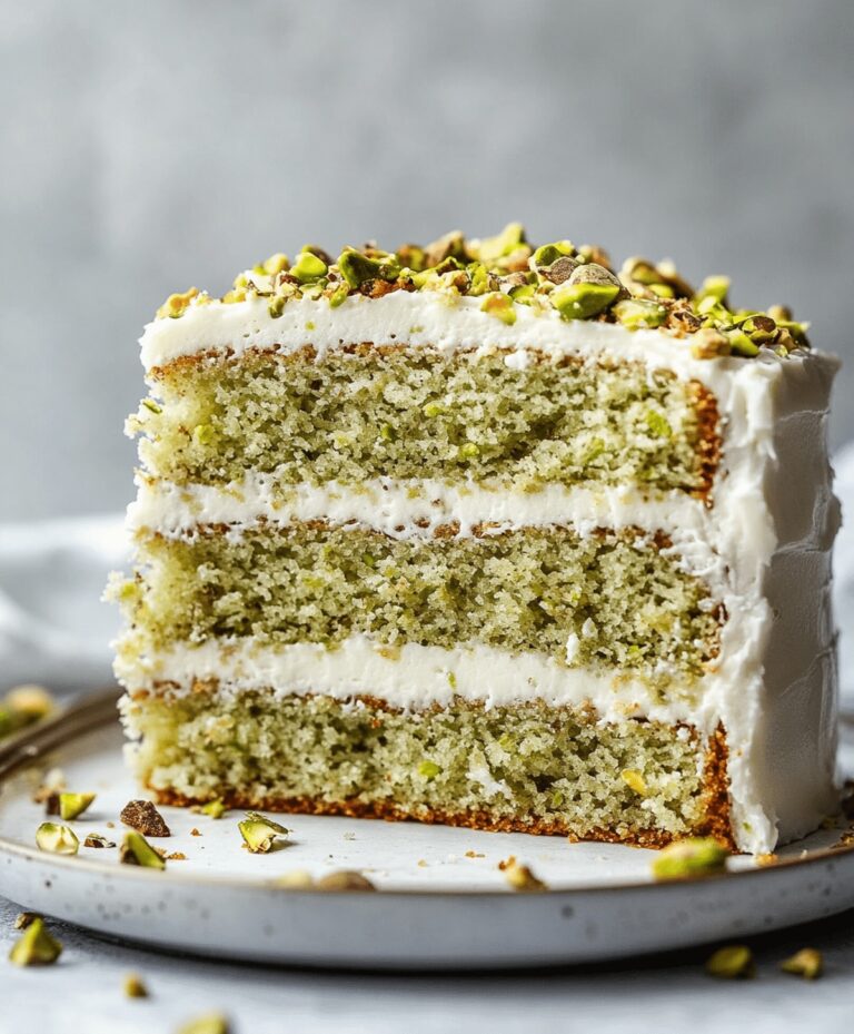 Moist Pistachio Cake Recipe
