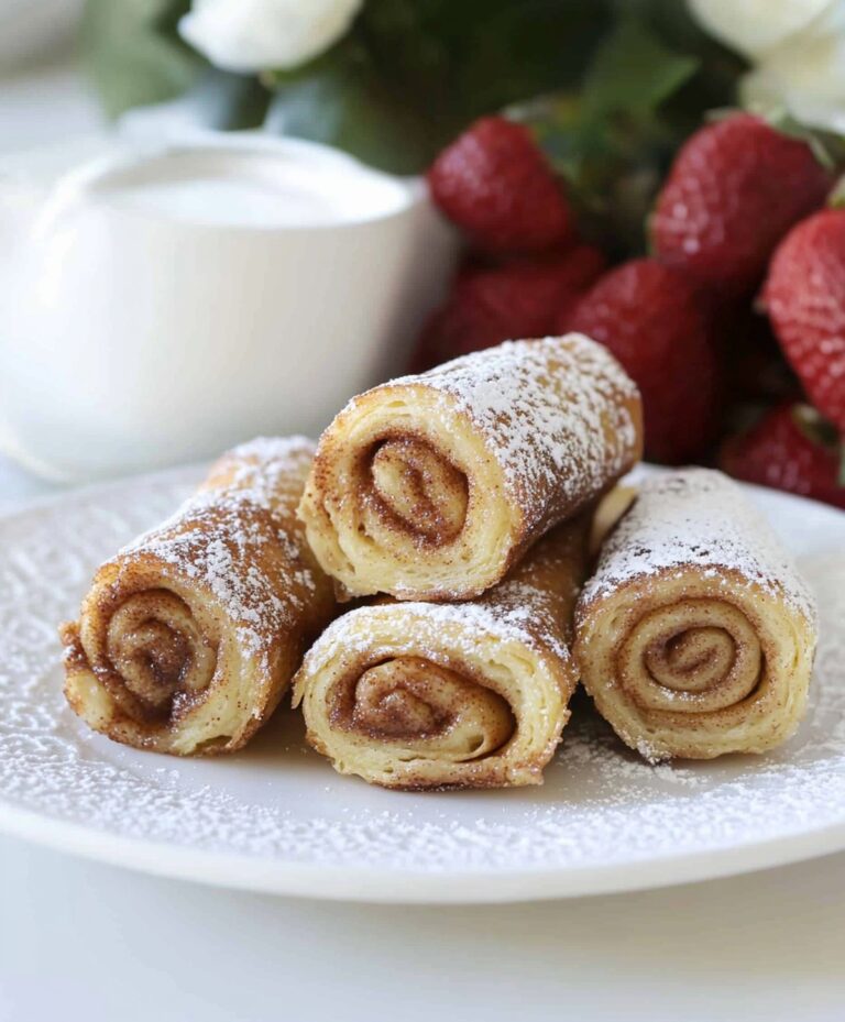 Cinnamon Roll French Toast Roll-up Recipe