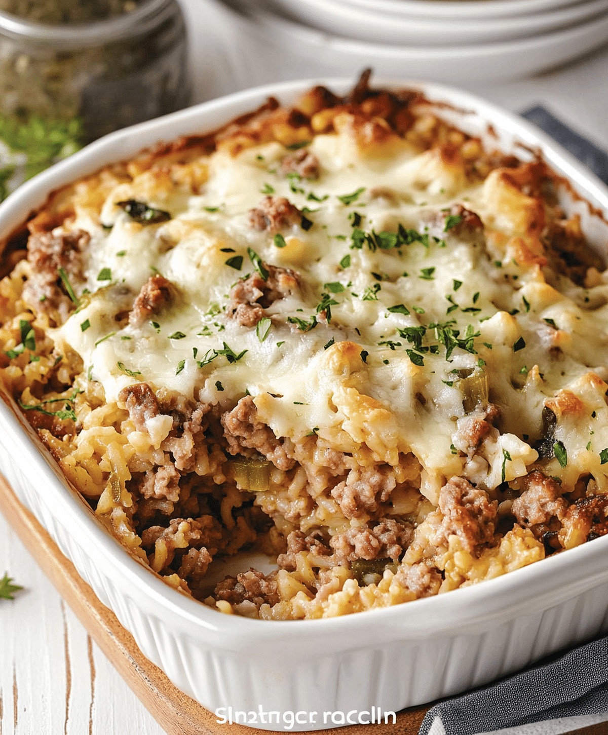 Quick Hamburger Rice Casserole Recipe