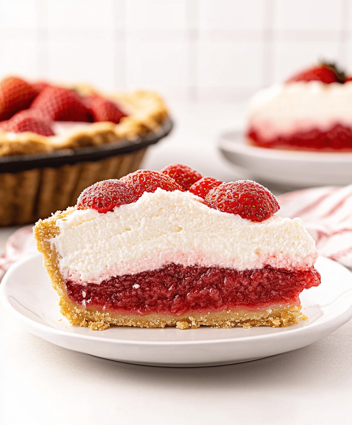 Strawberry Icebox Pie Recipe