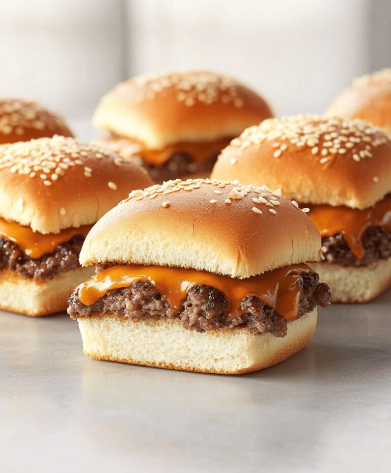 Easy Cheeseburger Sliders Recipe