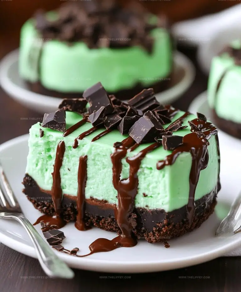 Quick Mint Chocolate Cheesecake Recipe