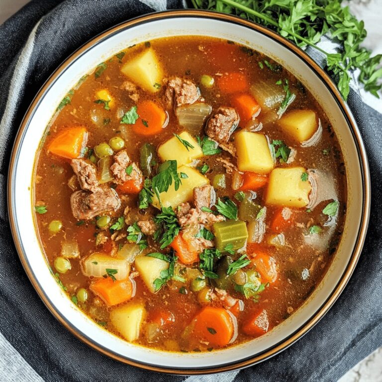 Hearty Vegetable Beef Soup Recipe