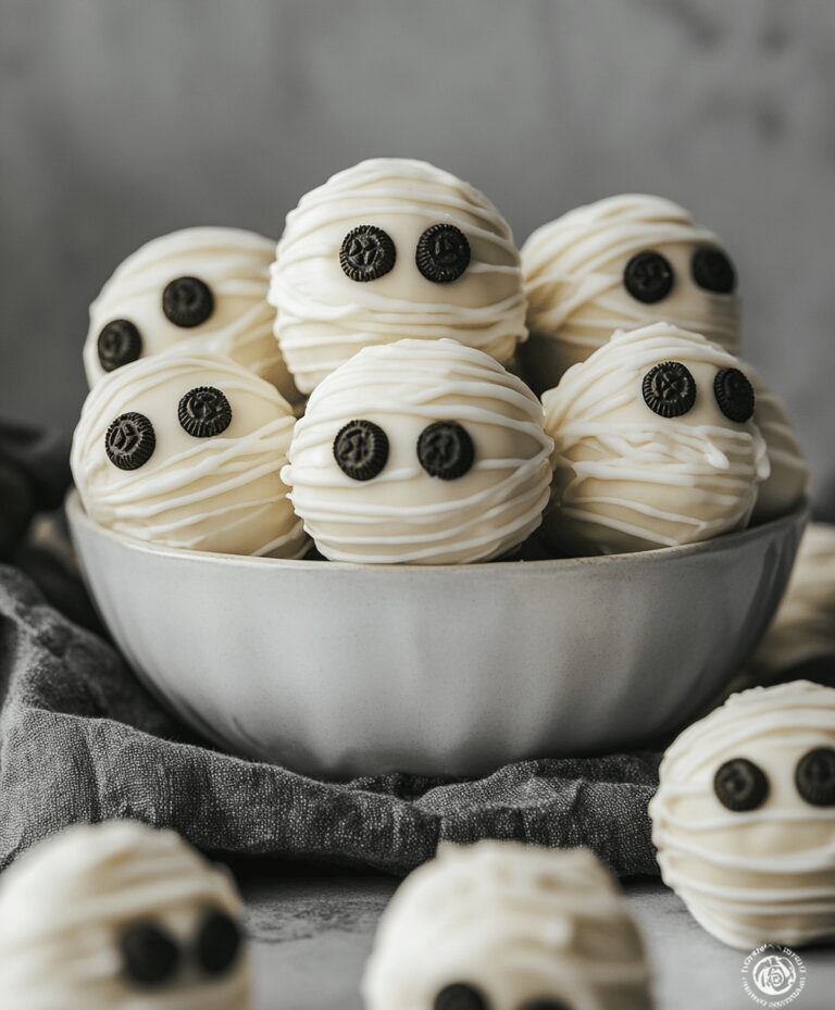 Creamy Mummy Oreo Balls Recipe