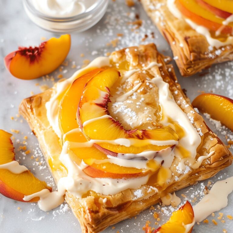 Peach Puff Pastry Recipe