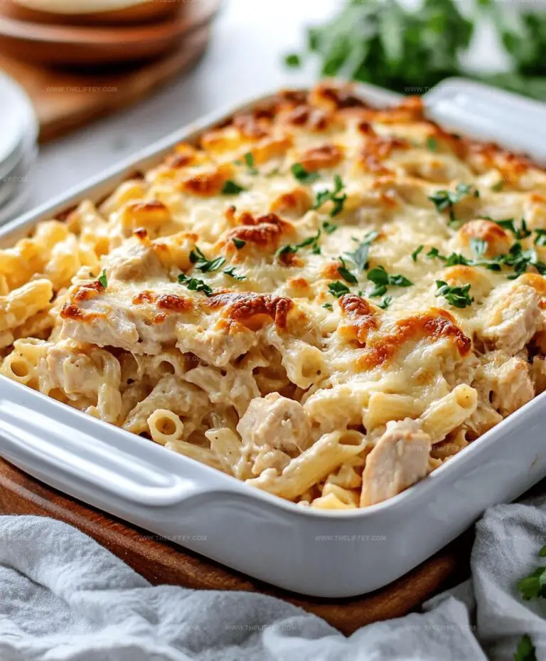 Garlic Parmesan Chicken Pasta Bake Recipe