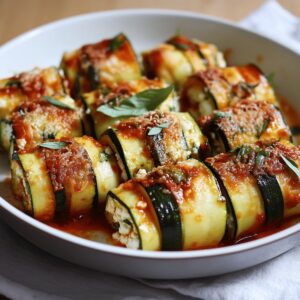 Zucchini Ricotta Rolls Recipe