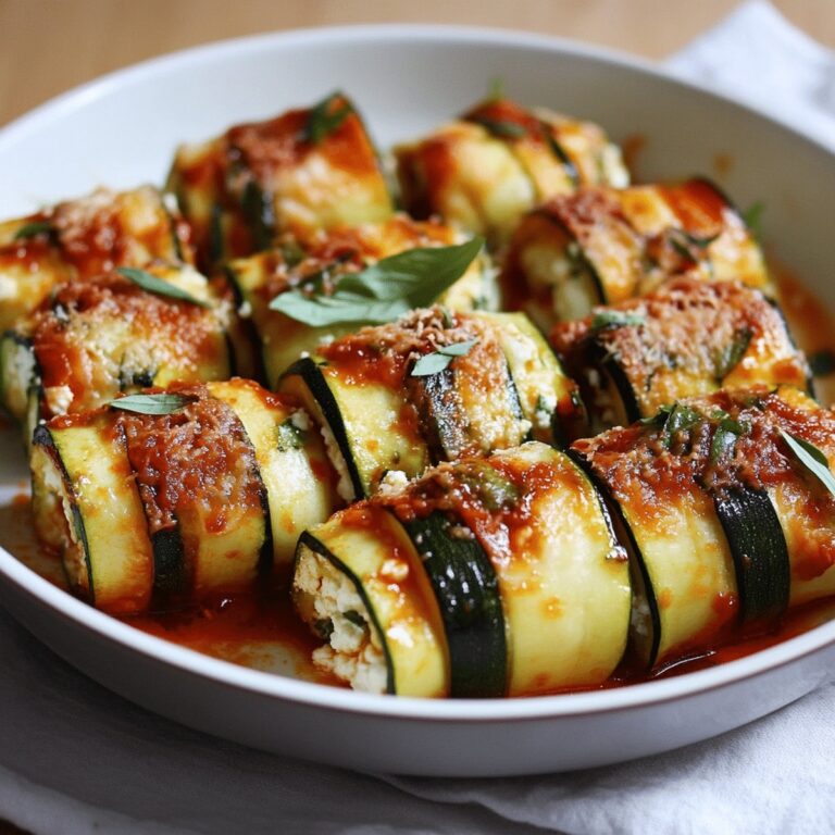 Zucchini Ricotta Rolls Recipe