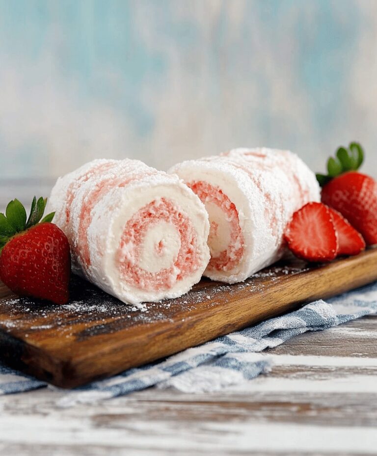 Sweet Strawberry Shortcake Cheesecake Rolls Recipe