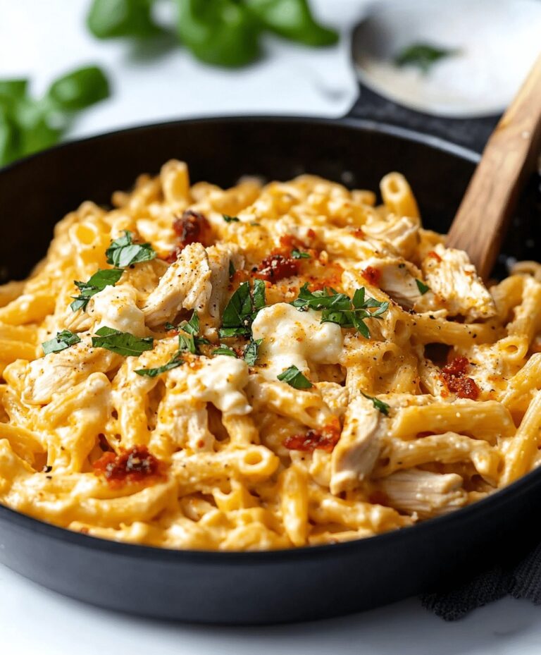 Quick Chicken Mozzarella Pasta Recipe