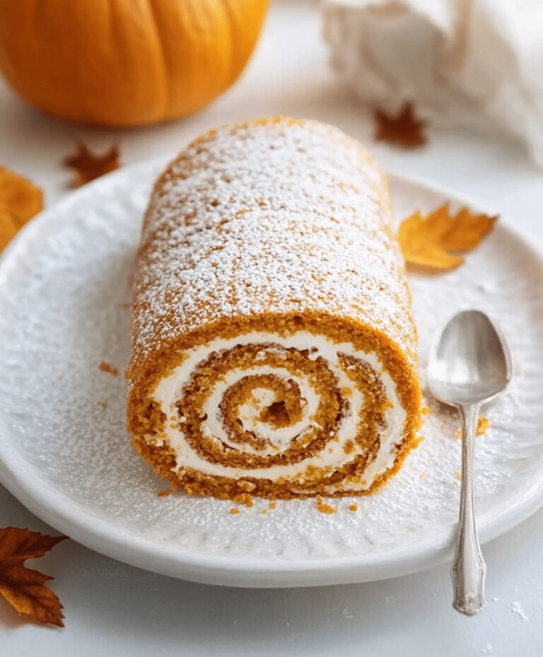 Creamy Pumpkin Roll Recipe