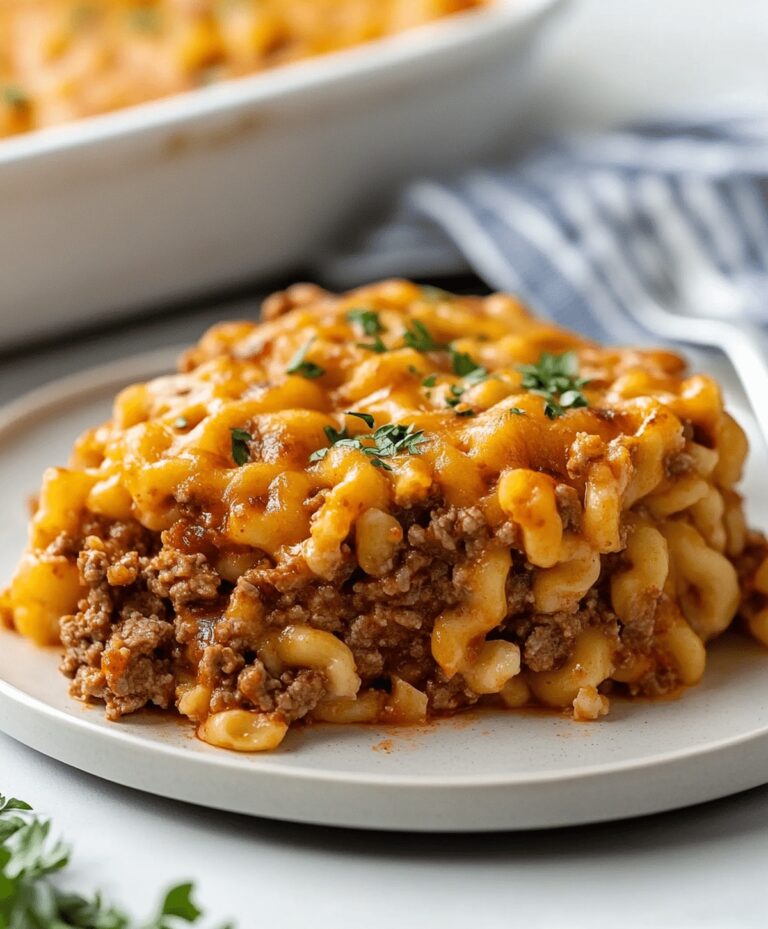 Hearty Ground Beef Casserole Recipe