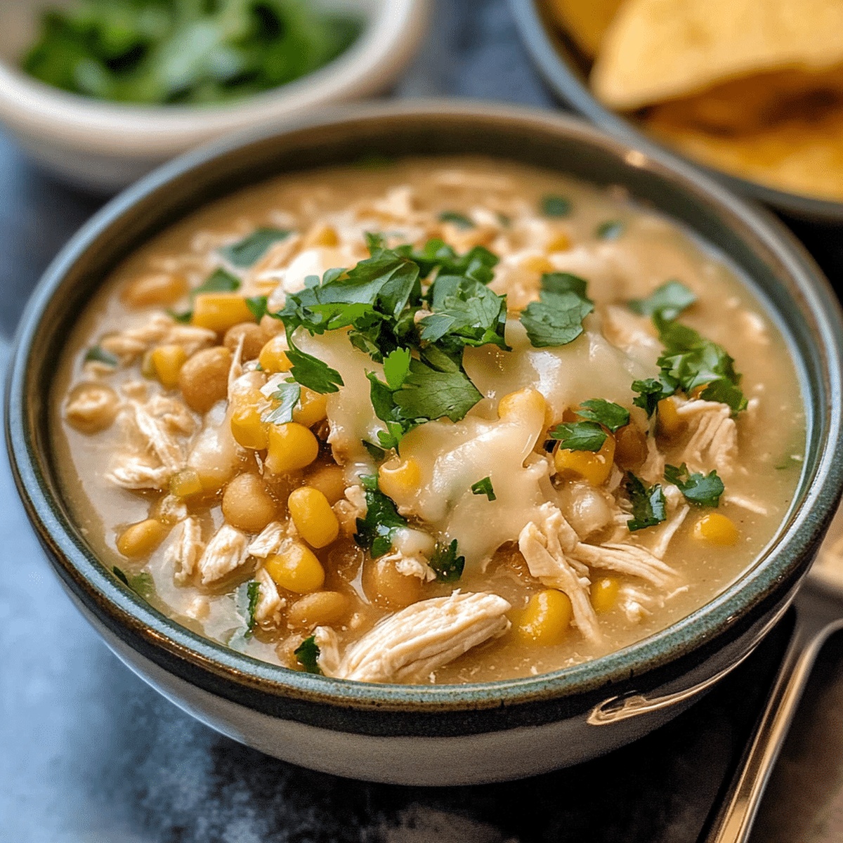 Quick Slow Cooker White Chicken Chili Recipe