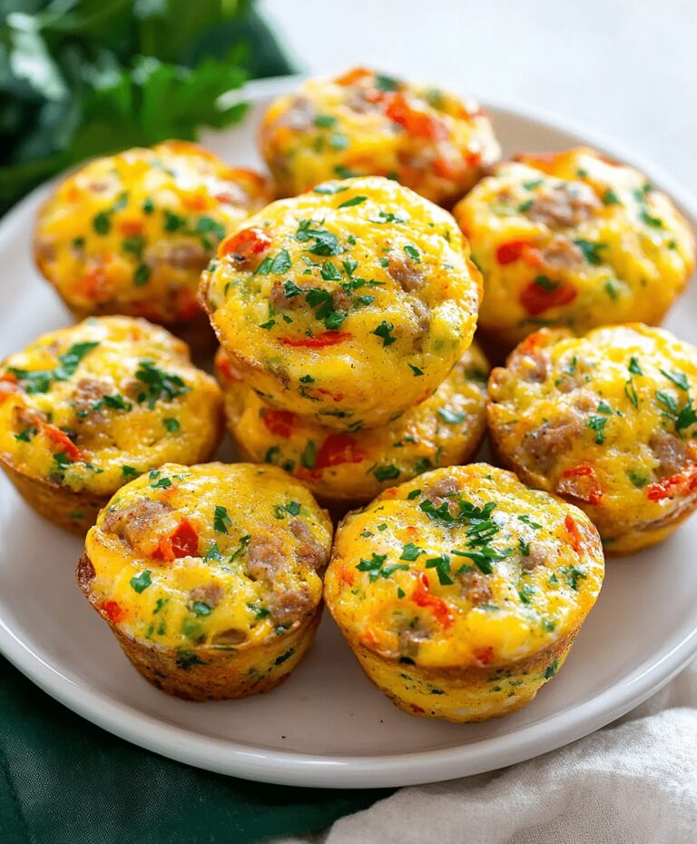 Easy Sausage Breakfast Muffins Recipe