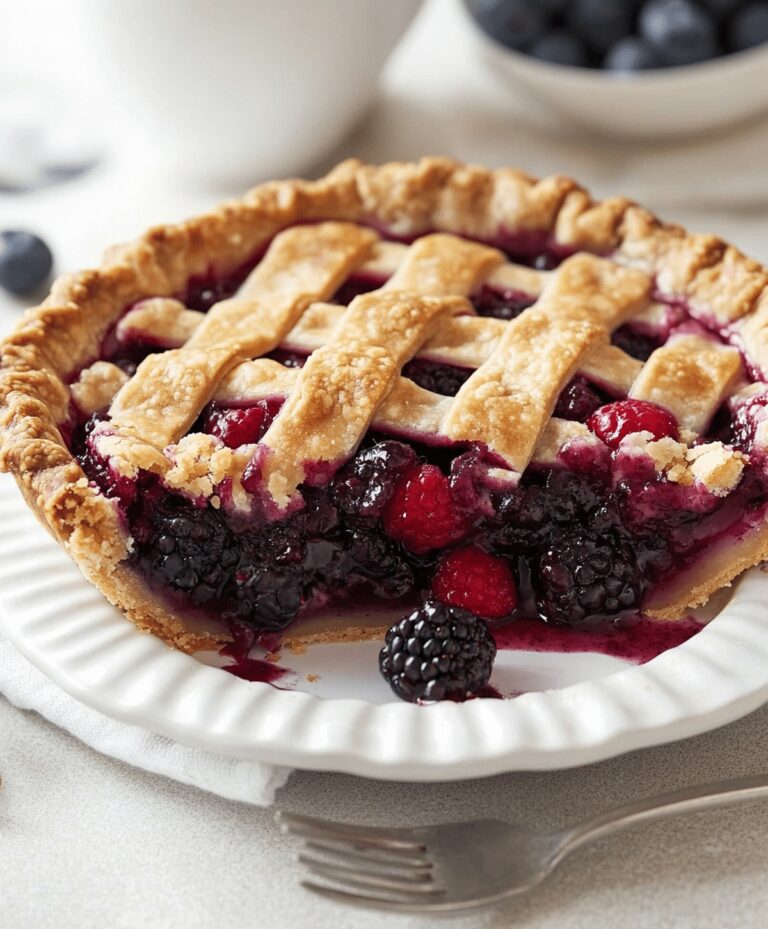 Perfect Triple Berry Pie Recipe