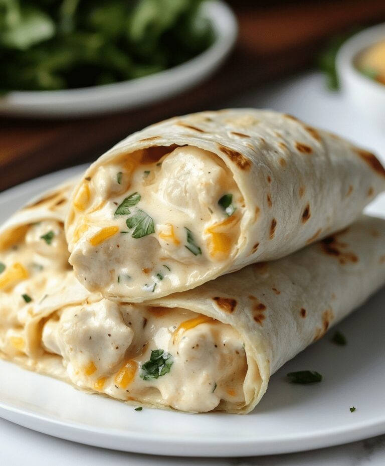 Crispy Garlic Chicken Wraps Recipe