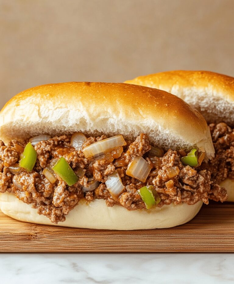 Mouthwatering Philly Cheesesteak Sloppy Joes Recipe