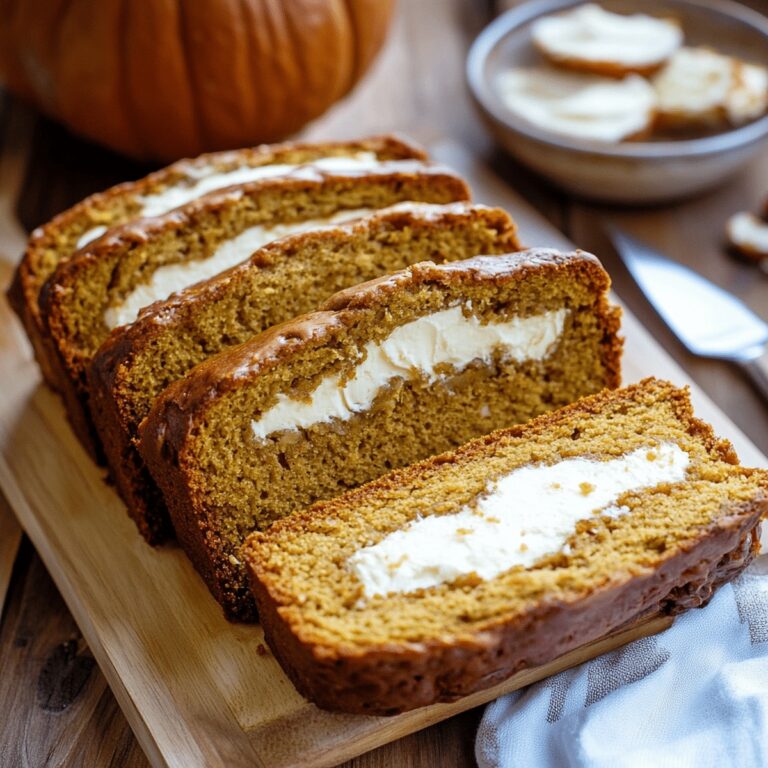 Cream Cheese Filled Pumpkin Bread Recipe