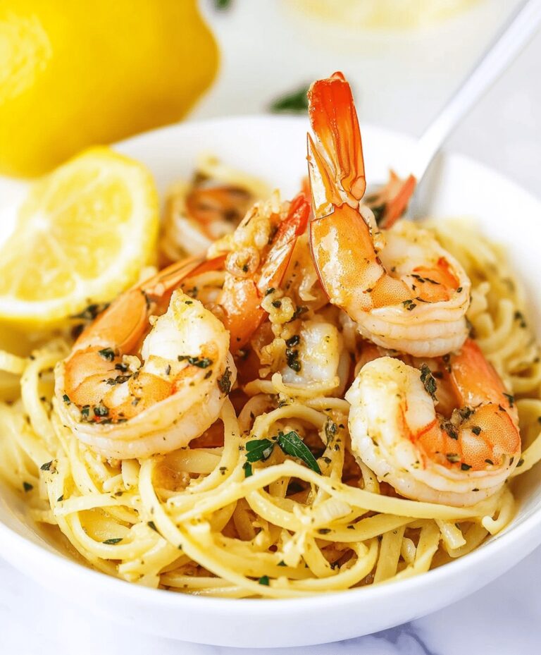 Quick Garlic Butter Shrimp Scampi Recipe