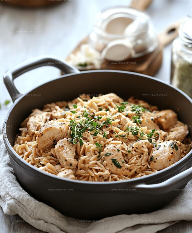 Simple One Pot Chicken Orzo Recipe