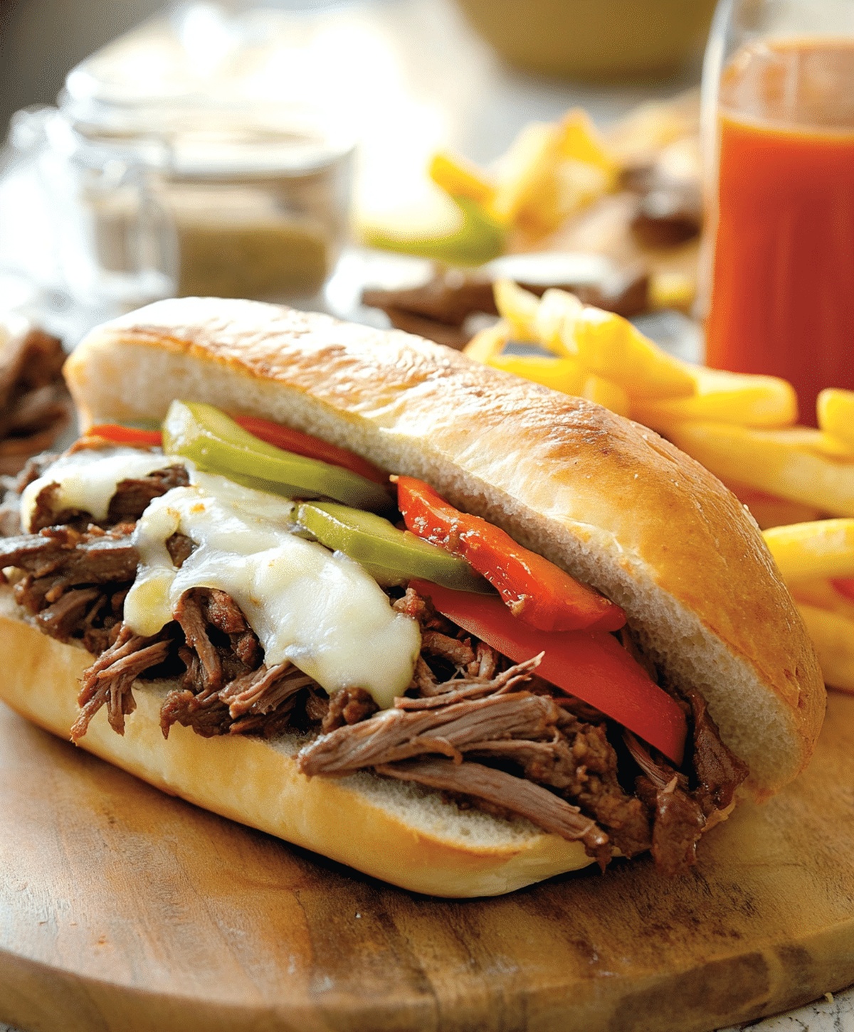 Slow Cooker Italian Beef Sandwiches Recipe