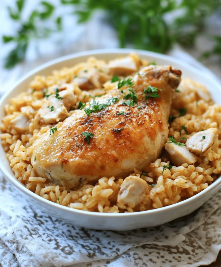 Oven Baked Chicken And Rice Recipe