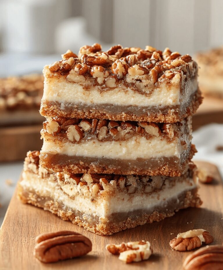 Best Pecan Pie Cheesecake Bars Recipe