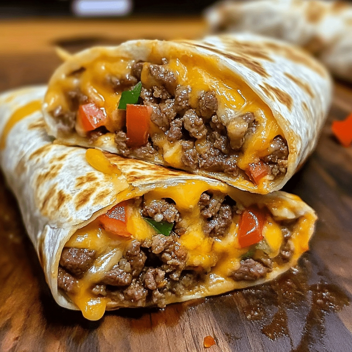 Zesty Nacho Cheese Beef Wrap Recipe