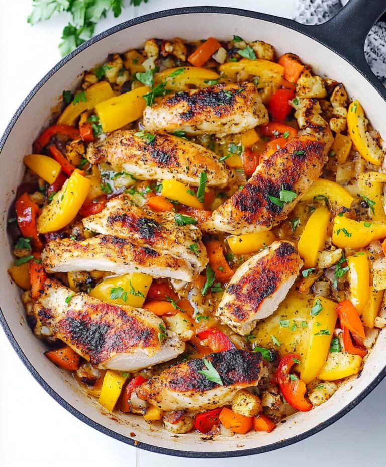 Spicy Cajun Chicken With Sweet Peppers Recipe