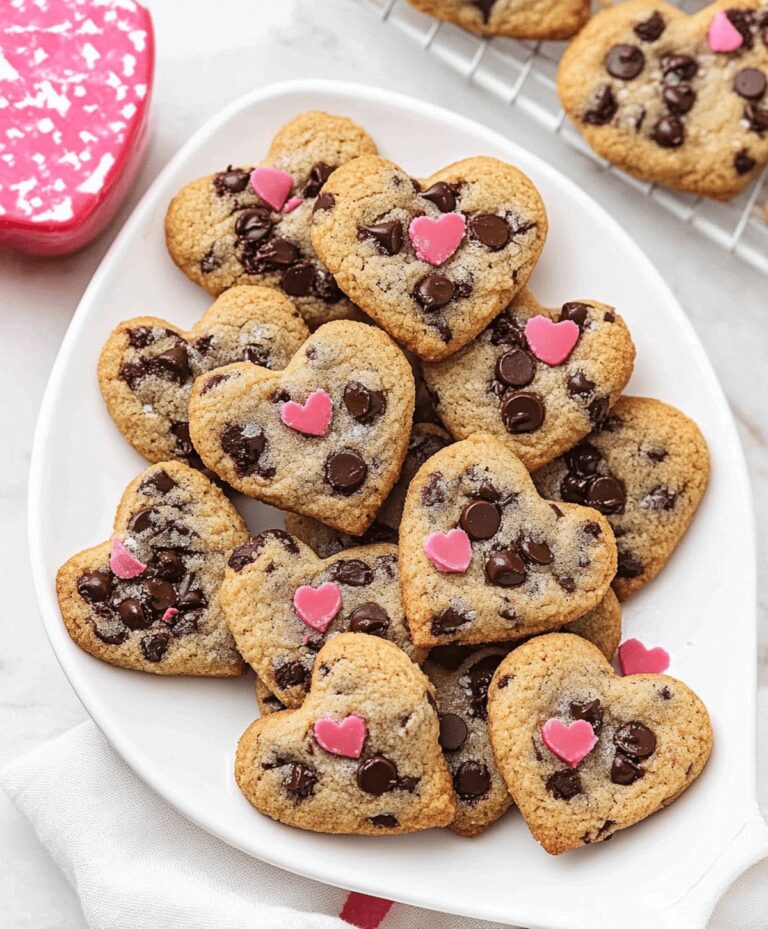 Best Heart-shaped Chocolate Chip Cookies Recipe