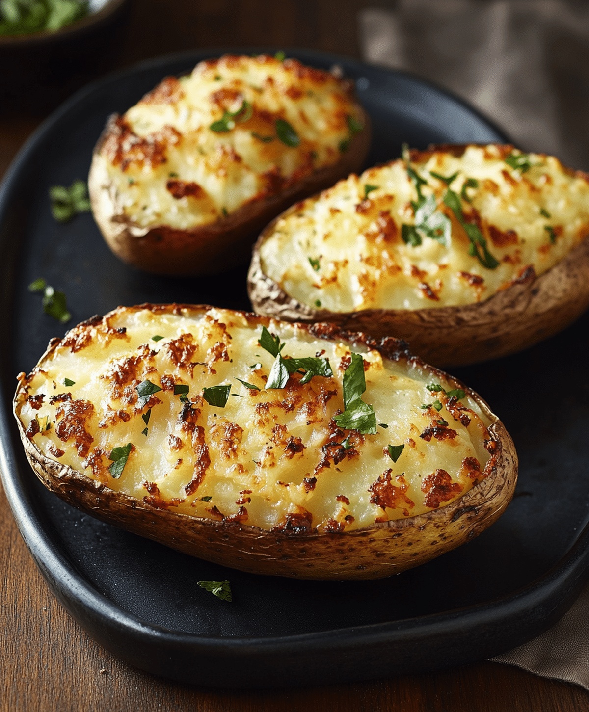 Creamy Twice Baked Potatoes Recipe