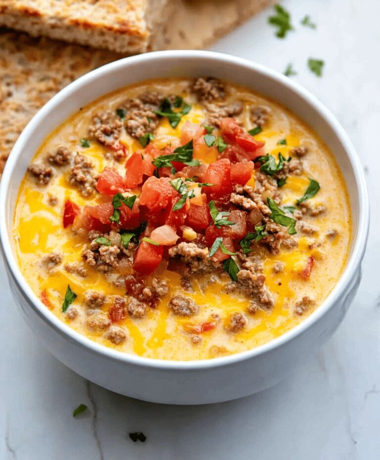 Creamy Cheeseburger Soup Recipe