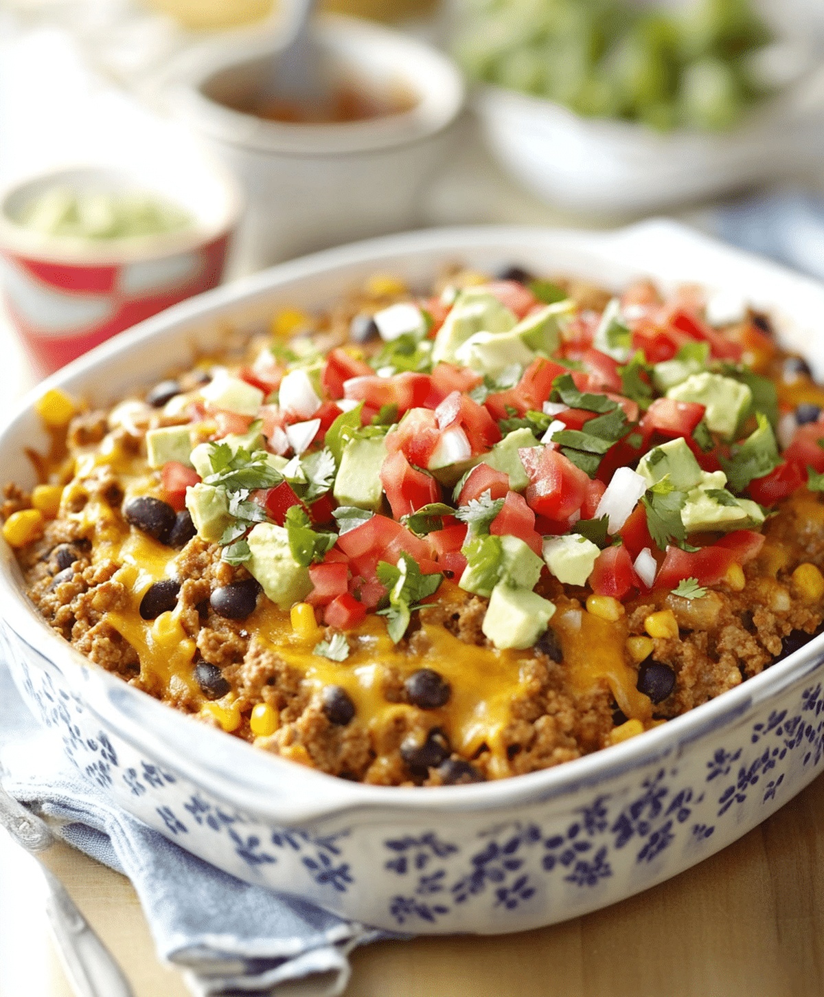 Easy Taco Casserole with Tortillas Recipe