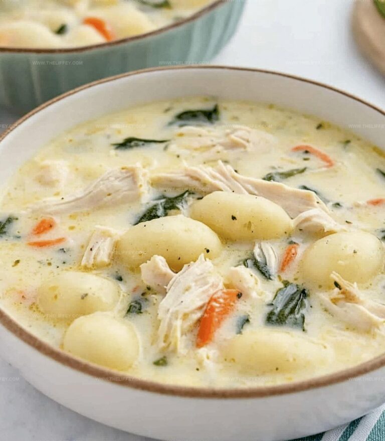 Creamy Chicken Gnocchi Soup Recipe