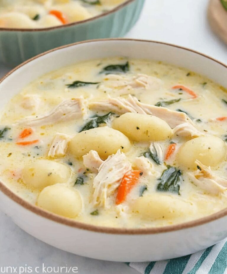 Creamy Chicken Gnocchi Soup Recipe