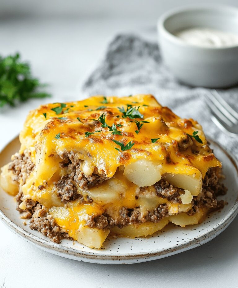 Hamburger And Potato Casserole Recipe