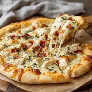 Chicken Bacon Ranch Pizza Recipe