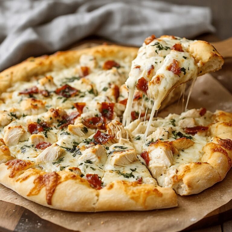 Chicken Bacon Ranch Pizza Recipe