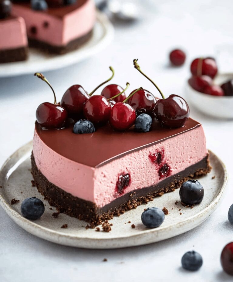 Cherry Chocolate Cheesecake Recipe