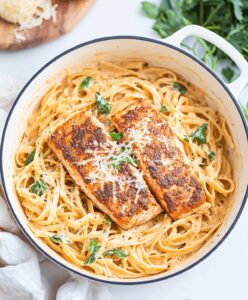 Creamy Cajun Salmon Pasta Recipe