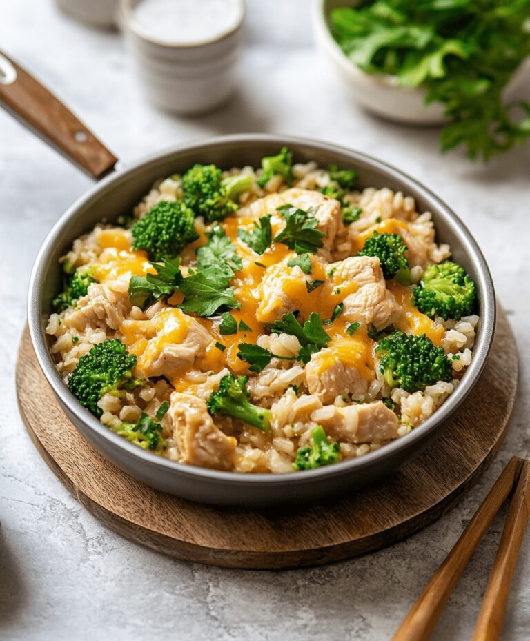 Quick and Creamy Chicken Broccoli and Rice Recipe