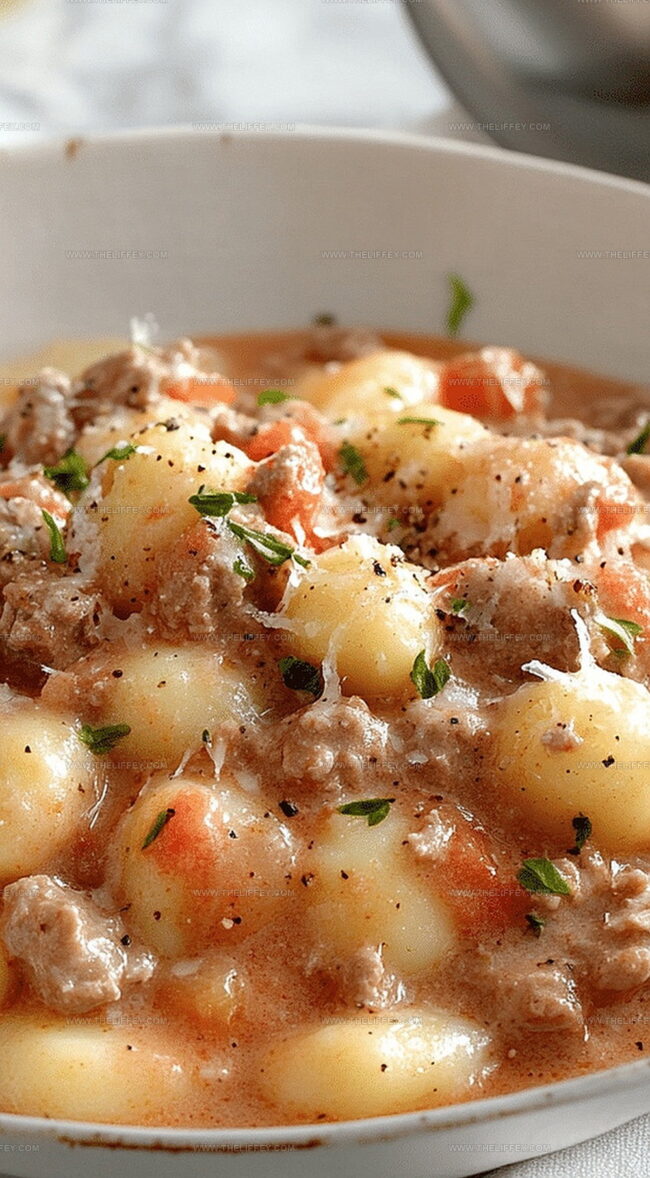 Flavor-Packed Ground Beef Gnocchi