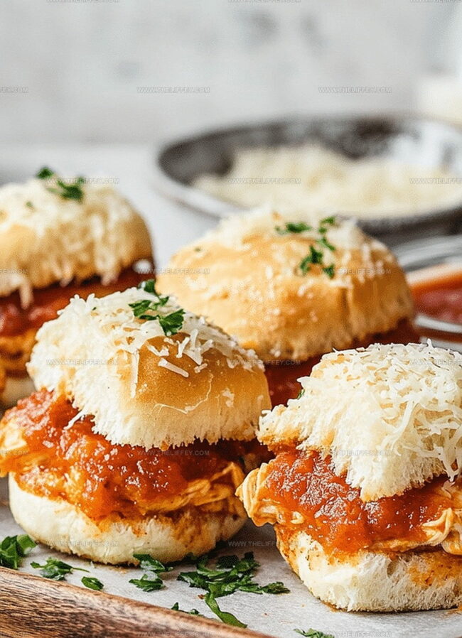 Flavor Options for Chicken Parmesan Sliders